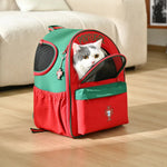 Portable and Breathable Polyester FPF Pet Carrier BackPack - GreenFur