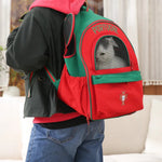 Portable and Breathable Polyester FPF Pet Carrier BackPack - GreenFur