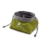 Portable Collapsible Waterproof Canvas Pet Bowl - GreenFur