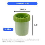 Portable Dog Paw Cleaner Cute Pet Paw Washer - GreenFur