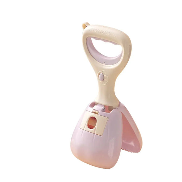 Portable Dog Poop Scooper with Built - in Bag Storage - GreenFur