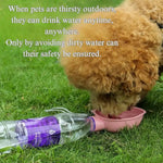 Portable Dog Water Bottle Dog Travel Water Bottle Dog Water Bottle Dispenser - GreenFur