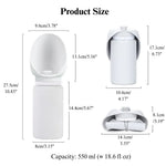 Portable Dog Water Bottle Outdoor Travel Pet Hydration Cup - GreenFur