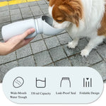 Portable Dog Water Bottle Outdoor Travel Pet Hydration Cup - GreenFur