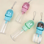 Portable Dog Water Bottles With Food Feeder for Pet Walks - GreenFur