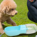 Portable Dog Water Bottles With Food Feeder for Pet Walks - GreenFur