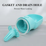 Portable Dog Water Bottles With Food Feeder for Pet Walks - GreenFur
