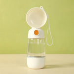 Portable Dual Storage for Food and Water Leak Proof Pet Bottle - GreenFur