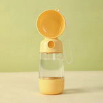 Portable Dual Storage for Food and Water Leak Proof Pet Bottle - GreenFur