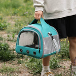 Portable Foldable Pet Carrier for Parrots and Hamsters - GreenFur