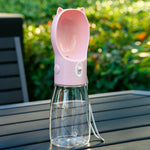 Portable Leak Proof Pet Water Bottle with Strap - GreenFur