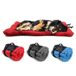 Portable Outdoor Foldable Roll Up Waterproof Dog Bed Sofa Style Pet Mat - GreenFur