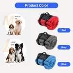 Portable Outdoor Foldable Roll Up Waterproof Dog Bed Sofa Style Pet Mat - GreenFur