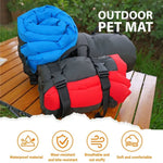 Portable Outdoor Foldable Roll Up Waterproof Dog Bed Sofa Style Pet Mat - GreenFur