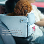Portable Pet Car Seat Cushion with Detachable Mat for Home and Travel - GreenFur
