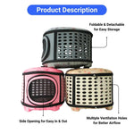 Portable Pet Carrier Handheld Bag Handbag Large Capacity Dog Cat Travel Crate - GreenFur