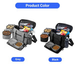 Portable Pet Travel Storage Bag Food Container Treat Pouch for Outdoor Dogs and Cats - GreenFur