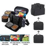 Portable Pet Travel Storage Bag Food Container Treat Pouch for Outdoor Dogs and Cats - GreenFur