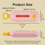Portable Pet Travel Water Bottle with U - Shaped Water Trough - GreenFur