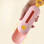 Portable Pet Travel Water Bottle with U - Shaped Water Trough - GreenFur