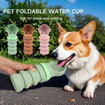 Portable Pet Water Bottle for Outdoor Walking and Traveling with Dogs - GreenFur