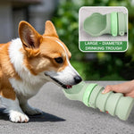 Portable Pet Water Bottle for Outdoor Walking and Traveling with Dogs - GreenFur