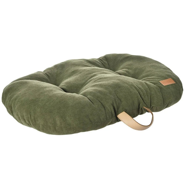 Portable Soft Cozy Chenille - Feel Fabric Pet Dog Cushion Bed - GreenFur