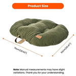 Portable Soft Cozy Chenille - Feel Fabric Pet Dog Cushion Bed - GreenFur