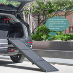 Portable Tri - Fold Pet Car Ramp Non - Slip Dog Ladder - GreenFur