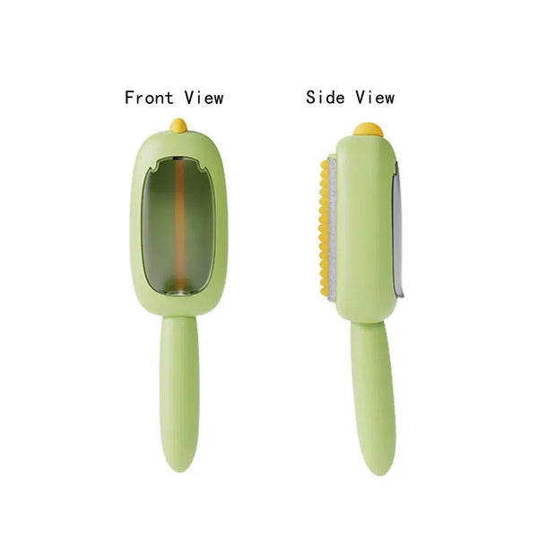Portable Washable Pet Hair Remover Lint Brushes with Cover - GreenFur