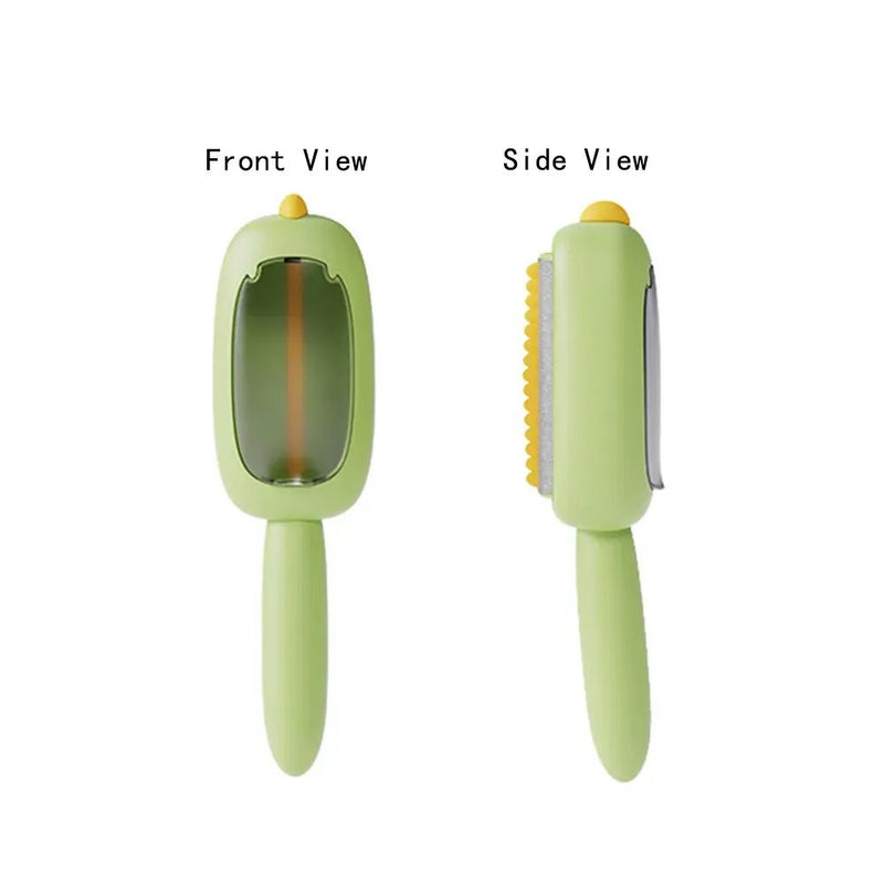 Portable Washable Pet Hair Remover Lint Brushes with Cover - GreenFur