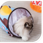 Potato Chips Packaging Style Cat Crinkle Tunnel Toy - GreenFur