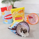 Potato Chips Packaging Style Cat Crinkle Tunnel Toy - GreenFur