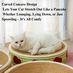 Premium Large Curved Sisal Cat Scratching Board - GreenFur