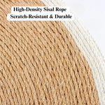 Premium Large Curved Sisal Cat Scratching Board - GreenFur