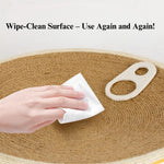 Premium Large Curved Sisal Cat Scratching Board - GreenFur