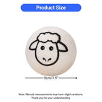 Premium Wool Felt Solid Ball Cat Toy Durable Scratch - Resistant Design - GreenFur