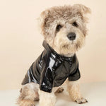 Press Button Closure PU Reflective Waterproof Dog Raincoat - GreenFur