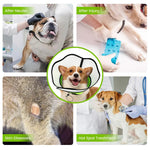 Prevent Licking Wounds Soft Adjustable Breathable Dog Cone Collar - GreenFur