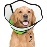Prevent Licking Wounds Soft Adjustable Breathable Dog Cone Collar - GreenFur