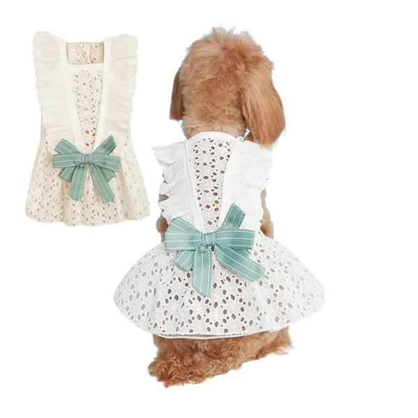 Princess Dress with Bow Knot - GreenFur