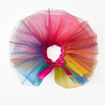 Princess Pet Dress with Rainbow Tulle Design for Dogs and Cats - GreenFur
