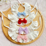 Princess Style Pet Bib with Bow for Small Dogs and Cats - GreenFur