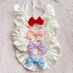 Princess Style Pet Bib with Bow for Small Dogs and Cats - GreenFur