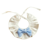 Princess Style Pet Bib with Bow for Small Dogs and Cats - GreenFur