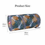 Printed Cat Tunnel Foldable Small Pet Play Tube Toy - GreenFur