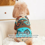 Printed Pet Hoodless Sweatshirt Warm Dog Clothes Winter - GreenFur