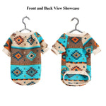 Printed Pet Hoodless Sweatshirt Warm Dog Clothes Winter - GreenFur