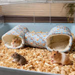 Printed Small Pet Nest Hamster Guinea Pig Rat Soft Cotton Hideaway - GreenFur