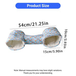 Printed Small Pet Nest Hamster Guinea Pig Rat Soft Cotton Hideaway - GreenFur